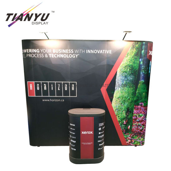 8FT折叠便携式模块化贸易展博览会横幅世博会弹出框中展台设计展台