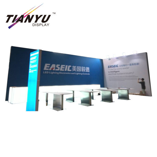 批发中国制造贸易展展位10FT张紧织物墙