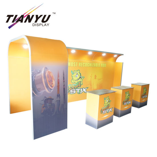 10ftx10FT张力的织物展示展会展位