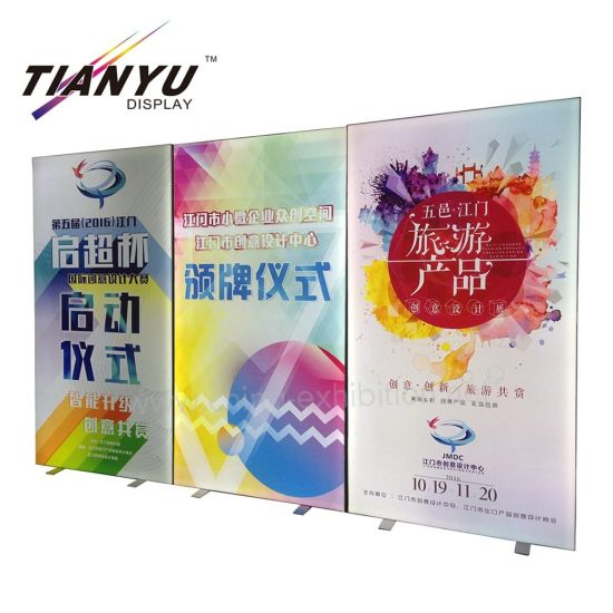 加厚120毫米双面边缘光LED布灯箱大型展会展示