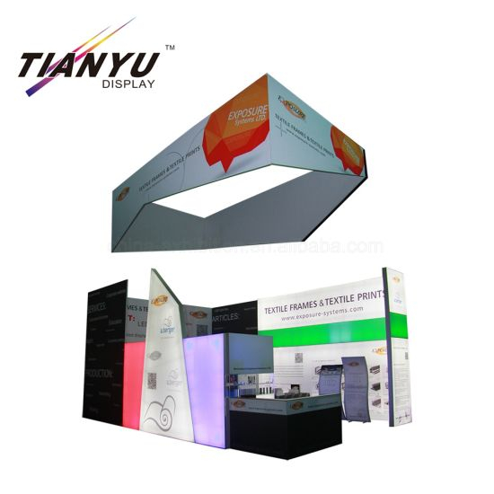 便携式铝合金快速设置模块化定制明亮的展台设计6X6