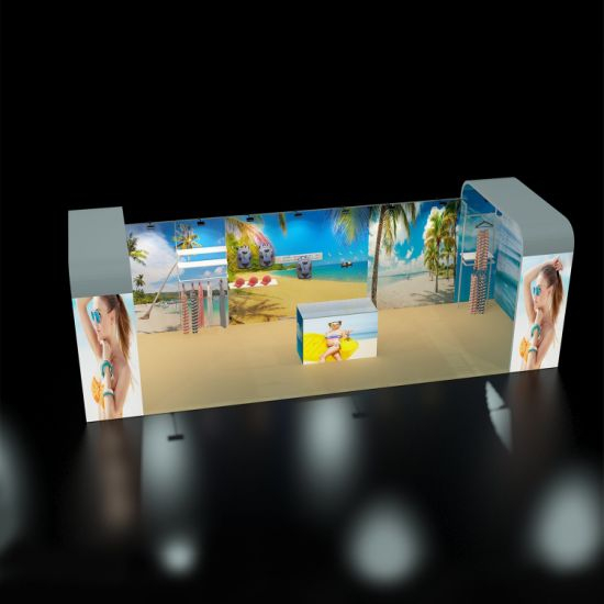可重复使用的廉价小型展会展品的摊位展出
