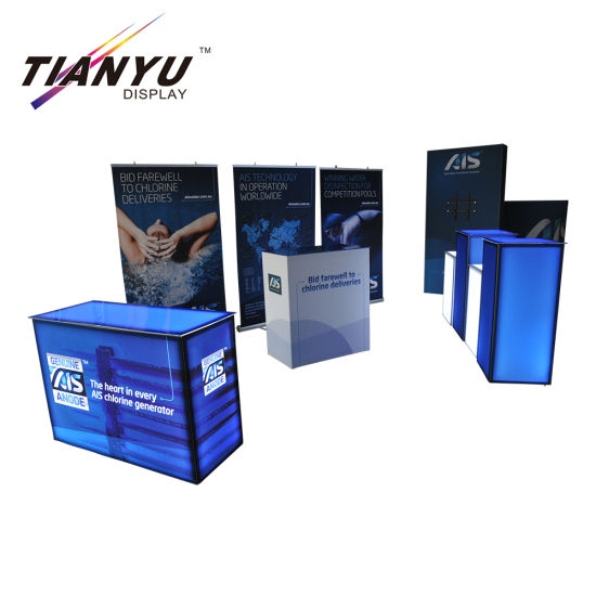 快速安装铝面料标准展位展示系统展会展位10X10