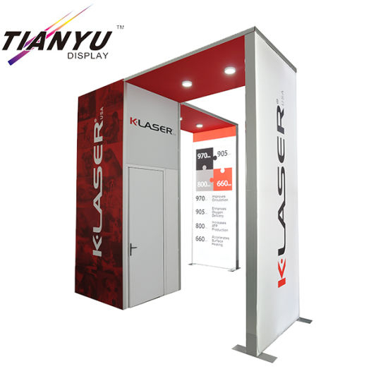 批发中国工厂张紧织物折叠展会展览10X20FT博览会展位