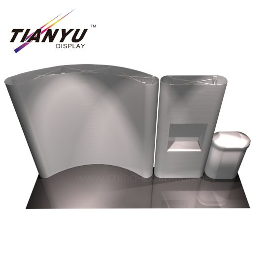 定制新的创新装展位布展显示3D流行起来站在横幅显示
